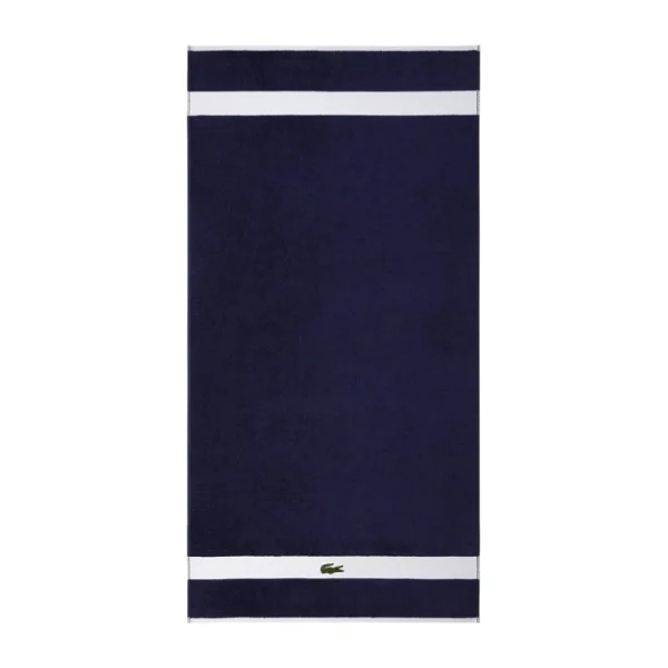 Rabatt ? Lacoste L CASUAL Bio-Duschtuch – 70×140 Cm – Marine ? 1