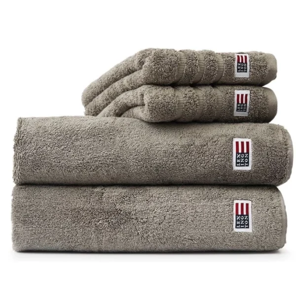 Auslauf ❤️ LEXINGTON Original Towel Duschtuch – 70×130 Cm – Grey Olive ? 1