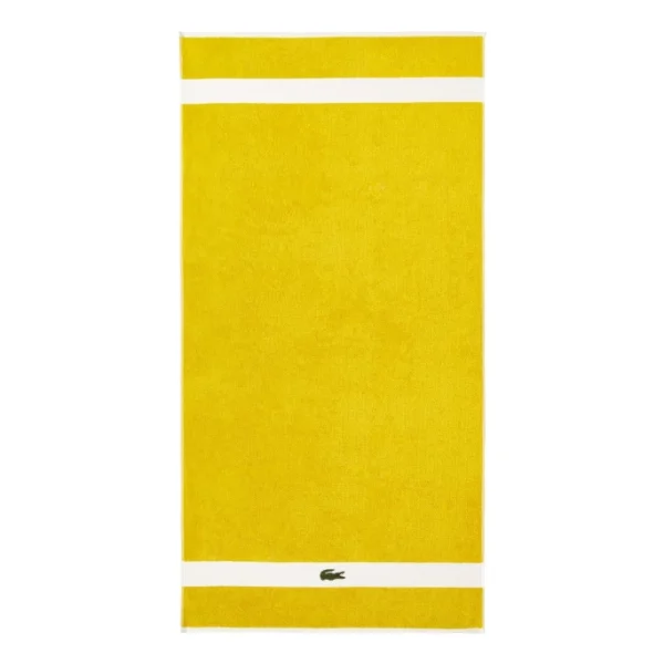 Besorgen ✔️ Lacoste L CASUAL Bio-Duschtuch – 70×140 Cm – Jaune ? 1