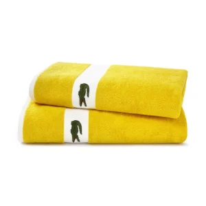 Besorgen ✔️ Lacoste L CASUAL Bio-Duschtuch – 70×140 Cm – Jaune ? 11