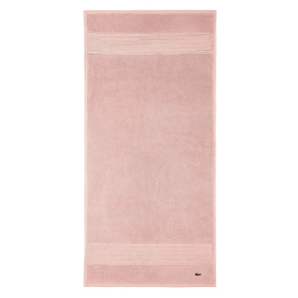 Rabatt ? Lacoste LECROCO Bio-Duschtuch – 70×140 Cm – Rosepal ⭐ 1