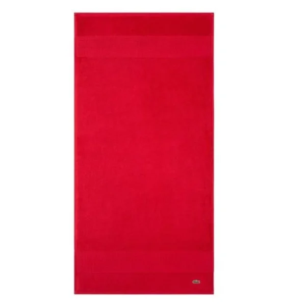 Top 10 ? Lacoste LECROCO Bio-Duschtuch – 70×140 Cm – Rouge ✨ 1