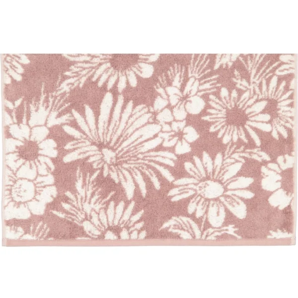 Blitzangebot ⭐ Cawö Two-Tone Floral Duschtuch – 80×150 Cm – Magnolie ❤️ 4