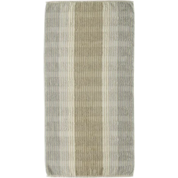 Bester Verkauf ⭐ Cawö Noblesse Cashmere Streifen-Duschtuch – 70×140 Cm – Sand ✔️ 1