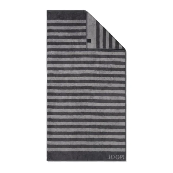 Auslauf ? JOOP! Classic Stripes Duschtuch – 80×150 Cm – Anthrazit ? 1