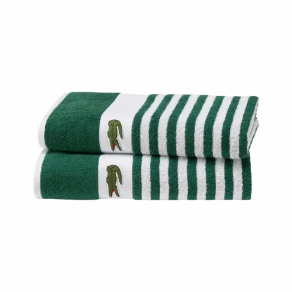 Brandneu ? Lacoste FRIENDLY Duschtuch – 70×140 Cm – Vert ? 3