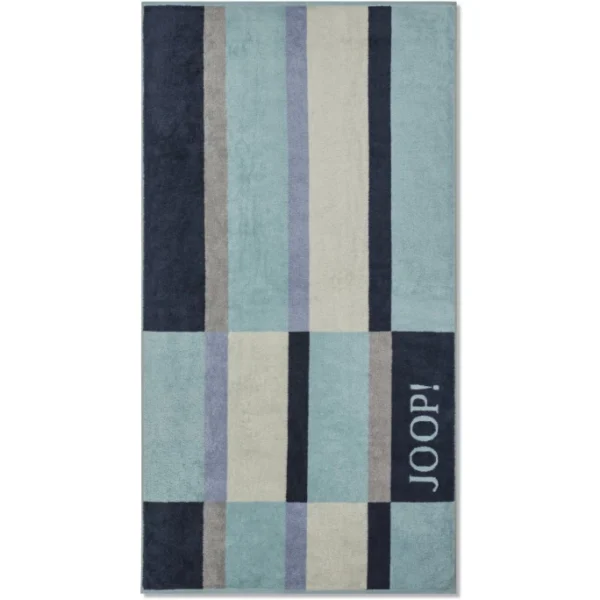 Auslauf ? JOOP! Shades Checked Duschtuch – 80×150 Cm – Aqua ✨ 1