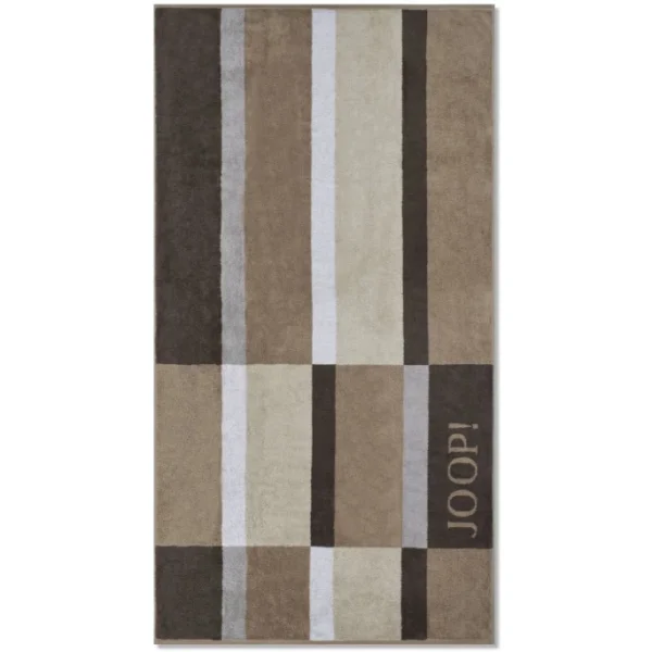 Bestpreis ⭐ JOOP! Shades Checked Duschtuch – 80×150 Cm – Sand ✨ 1