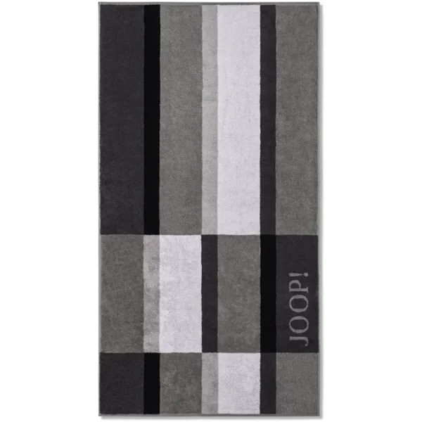 Brandneu ? JOOP! Shades Checked Duschtuch – 80×150 Cm – Platin ? 1