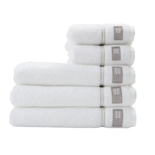 Blitzangebot ? LEXINGTON Hotel Towel Duschtuch – 70×130 Cm – White/beige ⭐ 1