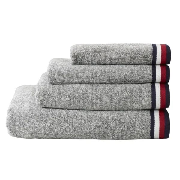 Besorgen ? Tommy Hilfiger Teddy Duschtuch – 70×140 Cm – Grey ? 4